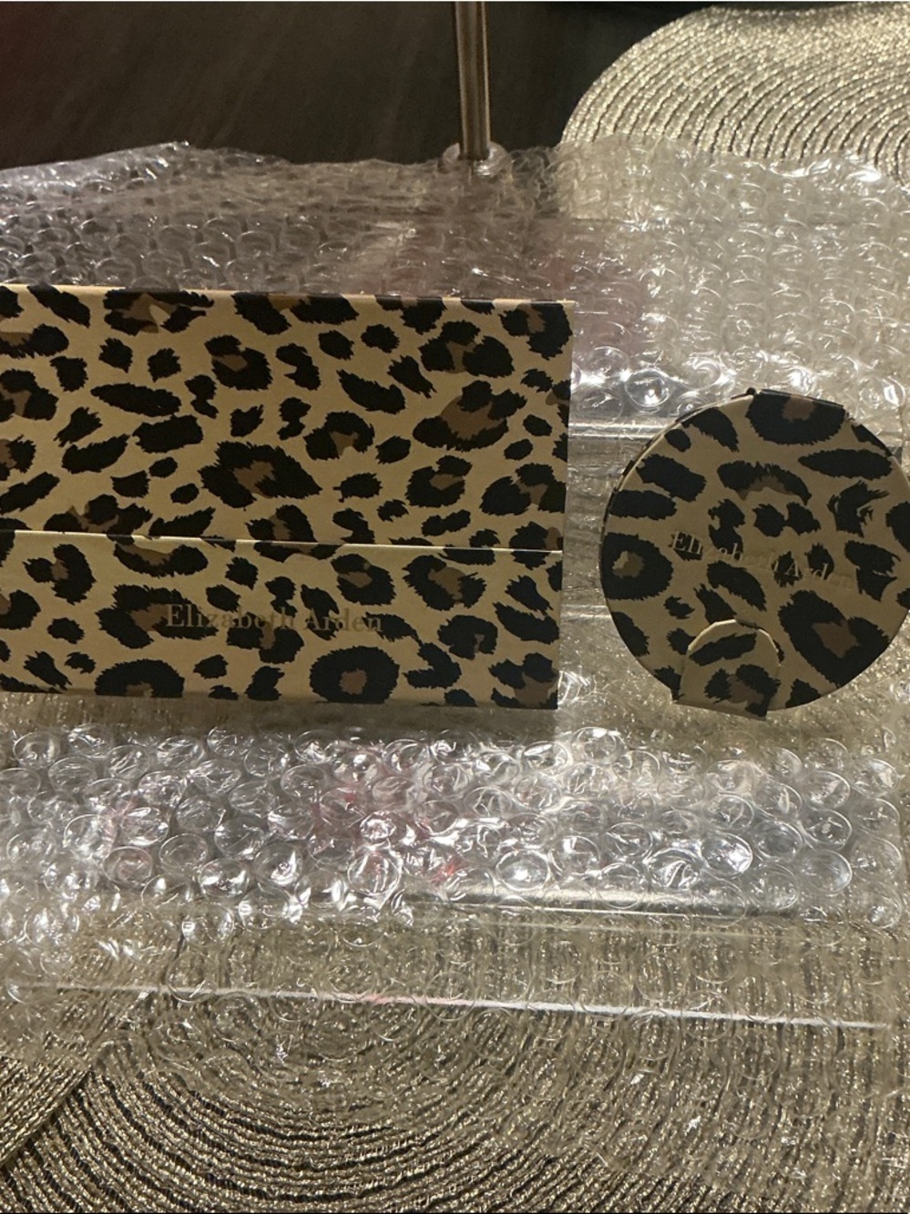 Elizabeth Arden Leopard-Print Blush Compact - Beige & Black